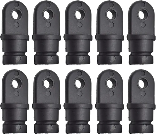 Miniatura 13 de MARINE CITY Black Nylon Bimini Top Eye End Cap, Round Inside Eye End, Lightweight, Outer Diameter, Ideal for Marine, Boats, Yachts, Ships, and