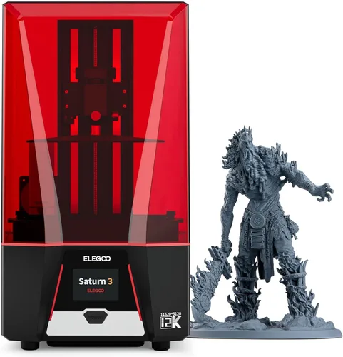 Miniatura 10 de ELEGOO Saturn 4 Ultra 16K Resina 3D Impresora 3D con 10" 16K Mono LCD y tapa abatible, calentamiento inteligente del tanque a 86.0 °F, impresión