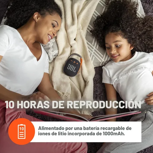Miniatura 5 de JBL Clip 4: Altavoz portátil con Bluetooth, batería incorporada, característica impermeable y a prueba de polvo Azul