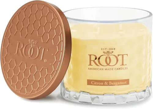 Miniatura 41 de Root Candles Velas perfumadas de cera de abeja Veriglass Premium, hechas a mano, mezcla de cera de abeja en panal, tamaño grande, vainilla francesa