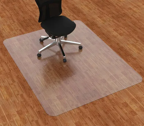 Miniatura 13 de Amyracel Tapete para silla para suelo de madera dura, 36" x 48" tapete para silla de escritorio de computadora, tapete protector de piso de oficina