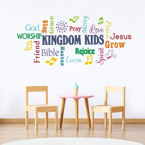 Miniatura 9 de TOARTi Calcomanía motivacional para pared con texto en inglés «Be Kind» en un mundo donde puedes ser cualquier cosa, calcomanía de vinilo con puntos