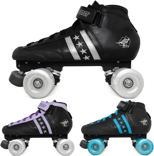 Bont Patines de ruedas para niños con ruedas LED luminosas para interiores y exteriores, 100% piel, juveniles, niños, niñas, niños