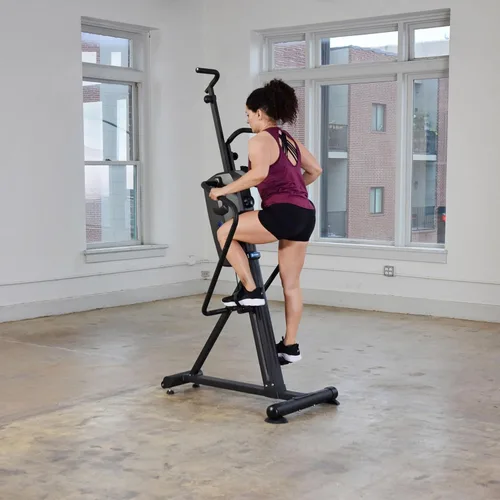 Miniatura 4 de Stamina Productos Cardio Climber Máquina de ejercicios de fitness para entrenamiento en casa con entrenamiento inteligente, monitor LCD y ruedas