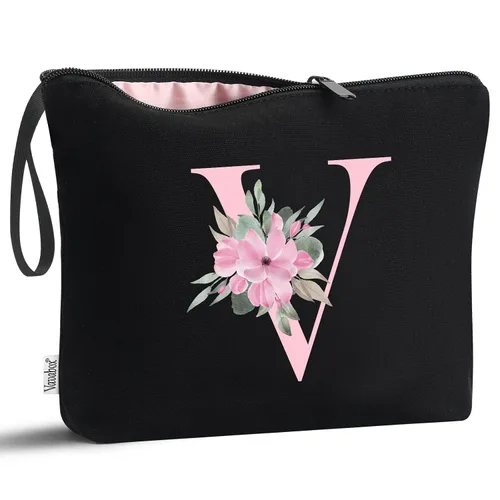 Miniatura 195 de Vavabox A-Z Bolsa de Maquillaje Personalizada, Regalos de Cumpleaños para Mujeres y Mamá, Regalos para la Mejor Amiga, Bolsa de Cosméticos
