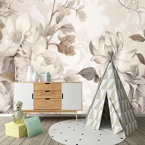 Miniatura 11 de Árboles, papel tapiz de dormitorio, plantas del bosque, murales de fondo para sala de estar (despegar y pegar inmediatamente) - 58 x 80 pulgadas