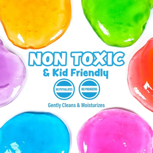 Miniatura 4 de Tub Works® Super Goo Bath Slime™ - Jabón Slime Juguete de Baño para Niños, Paquete de 6 Jabón Slime Elástico y Suave para Baño de Niños Pequeños