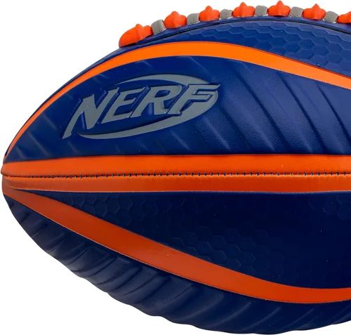 Miniatura 7 de Nerf Bolas de fútbol de agarre en espiral - Spacelace patentado para espirales definitivas - Construcción cosida a máquina - Bomba incluida - Junior
