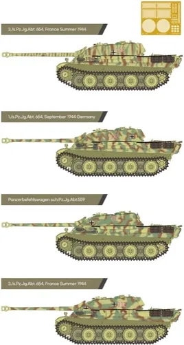 Miniatura 8 de Academy 13539 1/35 Destructor de tanques pesados alemán Jagdpanter G1 Modelo de plástico