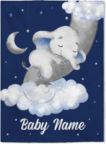 Miniatura 23 de FLOCHIL Manta de bebé personalizada para niños, manta de bebé personalizada con nombre, manta de bebé de bosque personalizada, regalo para baby