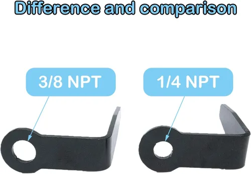Miniatura 2 de Herramienta neumática "L" en forma de gancho de viga (aluminio) para pistolas de clavos con montaje de aire NPT de 3/8" (tamaño completo)