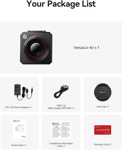 Miniatura 9 de Cámara de Transmisión en Vivo Hollyland VenusLiv Air, Lente Personalizada CMOS/F1.05 de 1/1.3", Salida de Video 4K30p/UVC/HDMI, Construida
