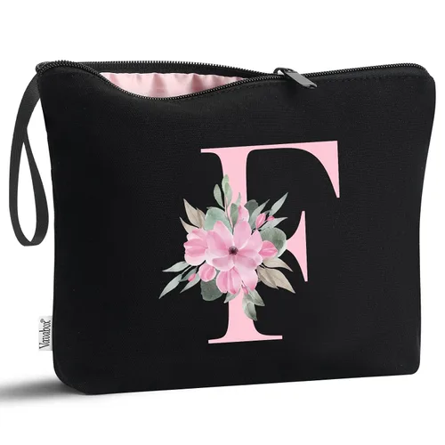 Miniatura 60 de Vavabox A-Z Bolsa de Maquillaje Personalizada, Regalos de Cumpleaños para Mujeres y Mamá, Regalos para la Mejor Amiga, Bolsa de Cosméticos