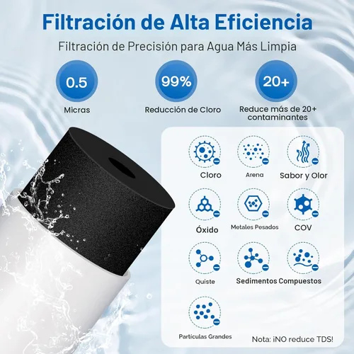 Miniatura 2 de ICEPURE WFS5300A-20 5 años o 40K galones Sistema de filtración de agua bajo fregadero, de ultra alta capacidad, certificado NSF/ANSI CAN372 y 42