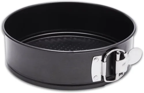 HIWARE Molde para Cheesecake Antiadherente de 9 Pulgadas Molde Desmontable con Fondo Extraíble/A Prueba de Fugas - Negro