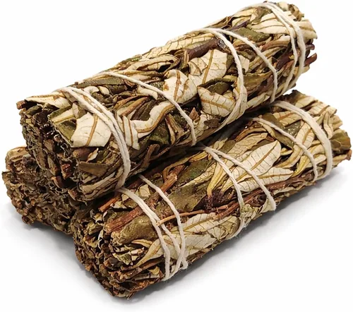 Miniatura 10 de Ancient Veda Manojos de salvia negra de 4 pulgadas con guía de inicio, salvia floral orgánica para limpieza del hogar, paquete grande de palos