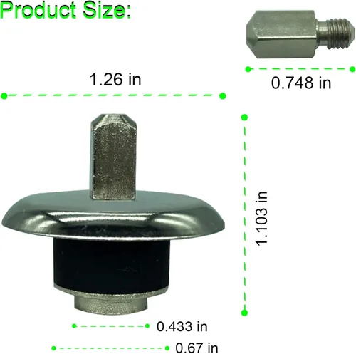 Miniatura 3 de DTAIR Kit de pasador de repuesto para licuadora Oster Osterizer Blenders (paquete de 2)