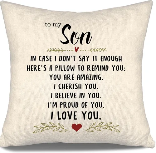 Miniatura 7 de En caso de que no lo diga lo suficiente aquí hay una almohada para recordarte que eres increíble, te aprecio, te quiero. Funda de almohada para tía
