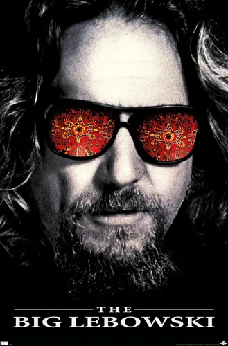 Trends International 24x36 The Big Lebowski - Póster de pared de una hoja, 36 pulgadas de largo x 24 pulgadas, versión sin marco