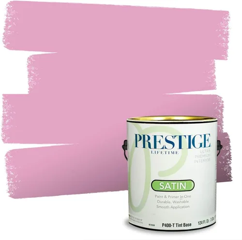 Miniatura 38 de Prestige Paints - Pintura exterior e imprimación en uno, 1 galón, plano, E500-P-A011GP