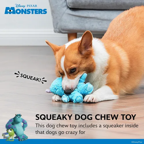 Miniatura 4 de Disney for Pets Pixar's Sulley - Juguete de peluche para perros Pixar de 6 pulgadas Juguete de peluche para perros inspirado en Sulley de Pixar's