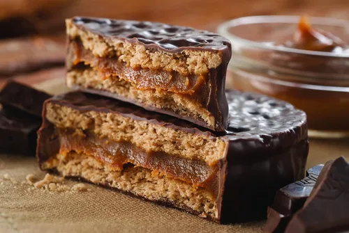 Miniatura 5 de Havanna Alfajores Argentinos - Alfajores argentinos tradicionales con dulce de leche (caramelo de leche), cubiertos de chocolate semi-dulce Havanna