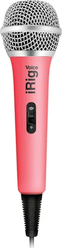 Miniatura 7 de IK Multimedia Micrófono karaoke iRig Voice (azul) para smartphones y tablets