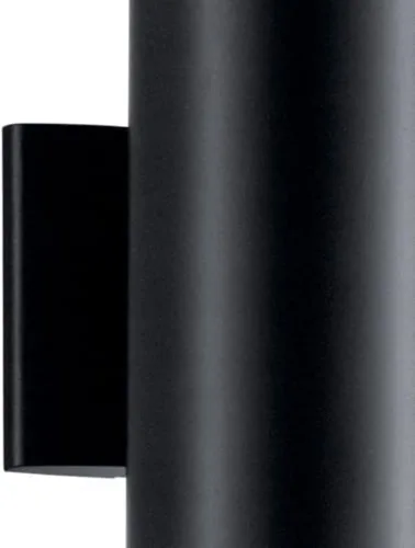 Miniatura 3 de Kichler Cylinders - Aplique de pared para exteriores de 12 pulgadas en negro, lámpara de pared exterior de 2 luces, accesorio cilíndrico