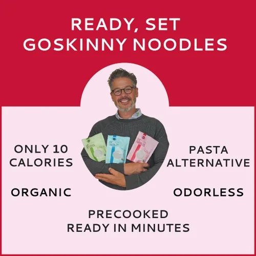 Miniatura 4 de GoSkinny Noodles Angel Hair (paquete de 6), Shirataki y Konjac orgánico, bajo en carbohidratos, bajo en calorías, sin gluten, vegano, keto, paleo