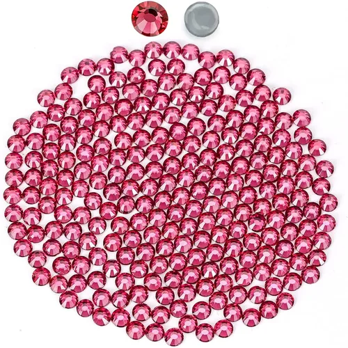 Miniatura 13 de Cristales negros redondos Hotfix de vidrio plano (SS12/3.2MM/1440pcs)