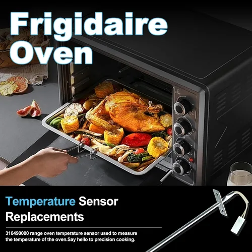 Miniatura 4 de 316490000 Sonda de sensor de temperatura de horno de repuesto para Frigi-daire Ken-More Ranges Reemplaza 316490003 1197392 AP3963654 PS1528542