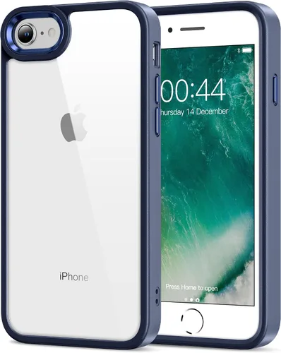 Miniatura 51 de HOOMIL Funda para iPhone 7 Plus/iPhone 8 Plus de 5.5 pulgadas, no amarillea, protección contra caídas, cubierta trasera dura transparente