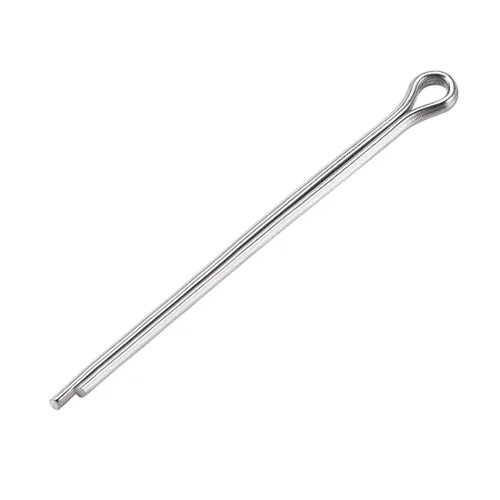 Miniatura 23 de uxcell Pasador de chaveta dividido, 0.039 in x 0.394 in, acero inoxidable 304, 2 puntas, llave de clip de sujeción en tono plateado, 30