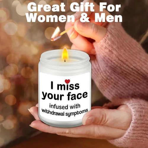 Miniatura 4 de Regalos divertidos para ella: regalos sarcásticos de cumpleaños y Navidad para mejor amiga, hermana, novia o esposa, vela perfumada personalizada
