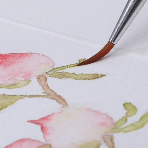 Miniatura 3 de 50 hojas de papel para acuarela 3.5 x 2, 300 g/m² Papel de borde deshilachado Papel hecho a mano rugoso/texturizado para acuarelas, invitaciones
