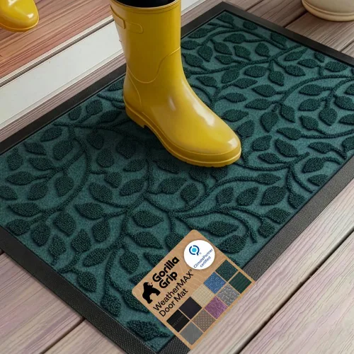 Miniatura 92 de Gorilla Grip - Tapete WeatherMax todoterreno 100% impermeable, caucho natural, resistente a manchas y decoloración, perfil bajo, interior y Grafito