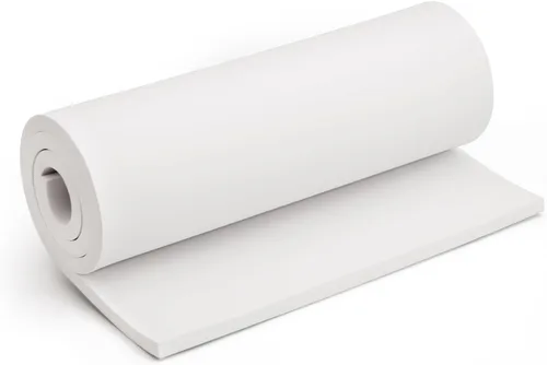 Miniatura 15 de Hoja de espuma EVA blanca en rollo, espuma EVA premium de 6 mm de grosor, 49" x 13.9", alta densidad 86 kg/m3 para disfraz de Halloween, Blanco