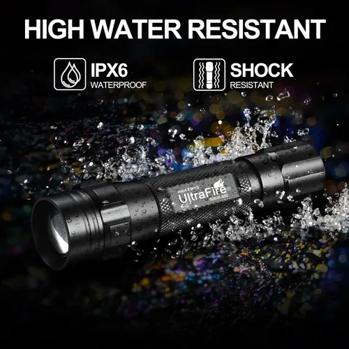 Miniatura 5 de ULTRAFIRE Linterna IR de 850 nm para visión nocturna, iluminador infrarrojo LED IR, luces IR con zoom son invisibles para el ojo humano, uso