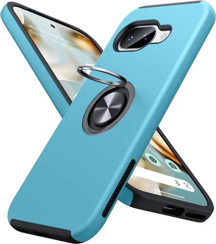 Miniatura 49 de JAME Funda para Google Pixel 7 Pro, Funda de Ajuste Delgado para Pixel 7 Pro con Soporte de Anillo Kickstand