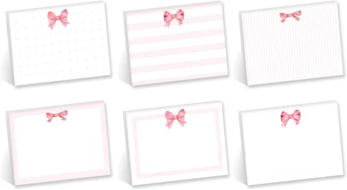 Miniatura 11 de Boho Crystal Magic Sticky Note Surtido / 4 x 3 pulgadas Blue Tan reposicionables Notas adhesivas / Juego de 6 almohadillas femeninas de sol y luna