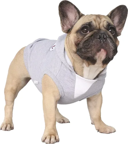 Miniatura 22 de iChoue - Disfraces para perros, I am a French Bulldog, suéteres divertidos, abrigos de invierno, sudaderas con capucha, Frenchie Pitbull Corgi, Pug
