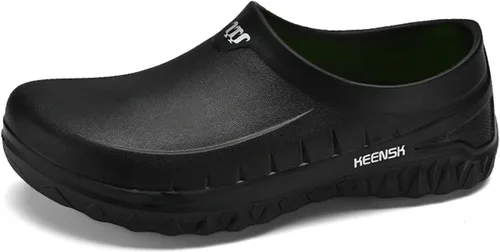 Zuecos de trabajo para hombres y mujeres: zapatos de chef antideslizantes, zuecos impermeables para servicio de alimentos, zapatos de trabajo