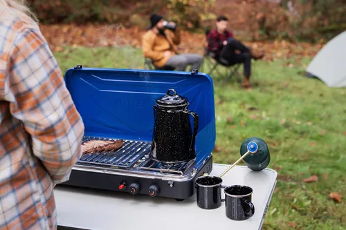 Miniatura 5 de Cafetera percoladora de esmalte Stansport de 8 tazas