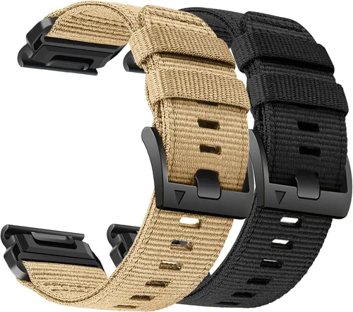 Miniatura 12 de Correa de reloj Quickfit de 0.866 in compatible con Garmin Fenix 8 1.850 in Fenix 7X Pro/6 Pro/5 plus/Instinct/Forerunner 965 955 945