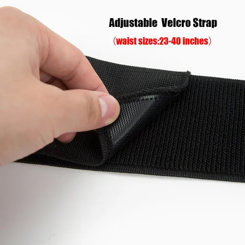 Miniatura 3 de AnsrJ Cinturón ajustable para correr, riñonera para mujeres y hombres. Cinturón de dinero oculto para viajes. Cintura elástica delgada y delgada.