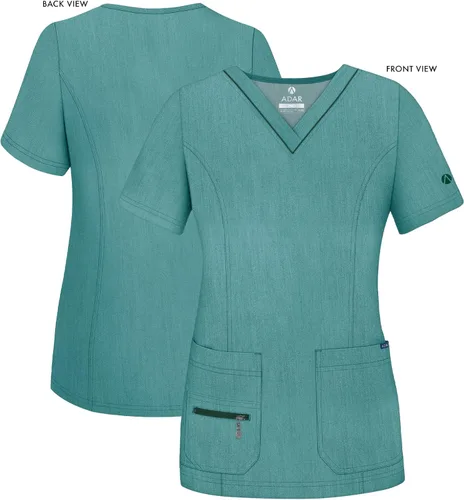 Miniatura 5 de Adar Pro - Ropa quirúrgica para mujer, con cuello en V elevado