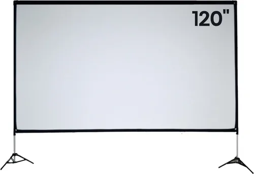 Miniatura 3 de Hisense C1 Bundle, pantalla para exterior de 120", estuche de transporte, estabilizador incluido, proyector portátil láser triple 4K UHD, hasta