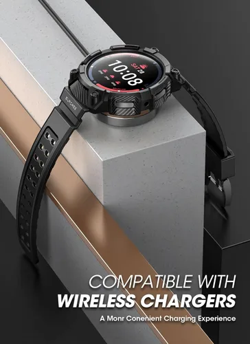 Miniatura 3 de SUPCASE para Samsung Galaxy Watch 5 Pro 45mm Banda con Estuche (Unicorn Beetle Pro), [Protección contra caídas de grado militar] [Antiarañazos] Negro