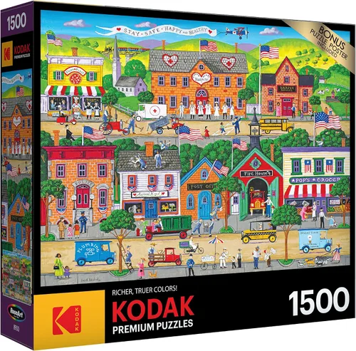 Miniatura 2 de RoseArt - Kodak Premium - Broadway, NYC - Rompecabezas de 1500 piezas para adultos