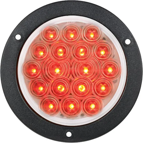 Miniatura 17 de GG Grand General 75870 Luz LED ámbar/ámbar (4" flota 18 brida montaje con bisel, 3 clavijas)